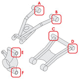Caltric Suspension Bushing, image 4 of 4