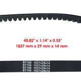 Caltric Drive Belt BT106A1009, image 2 of 4