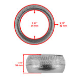 Caltric Exhaust Gasket MG228AA1011, image 2 of 4