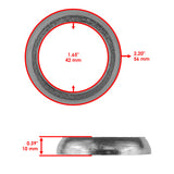 Caltric Exhaust Gasket MG106AA1009, image 2 of 4