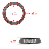 Caltric Exhaust Gasket MG256AA1002, image 2 of 4