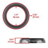 Caltric Exhaust Gasket MG108AA2002, image 2 of 4