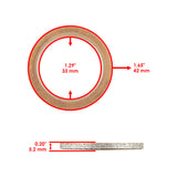 Caltric Exhaust Gasket MG137AA1020, image 2 of 4