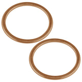 Caltric Exhaust Gasket MG191AA1003, image 3 of 4