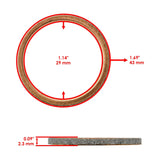 Caltric Exhaust Gasket MG238AA1002, image 2 of 4
