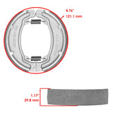 Caltric Brake Shoes FL4233BS115HY, image 3 of 4