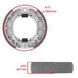 Caltric Brake Shoes FL2428BS135HY, image 2 of 4