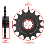Caltric Sprocket FS117-16 - VS, image 2 of 4