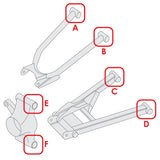 Caltric Suspension Bushing, image 4 of 4