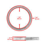 Caltric Exhaust Gasket MG104AA2017, image 2 of 4