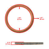 Caltric Exhaust Gasket MG109AA1008, image 2 of 4