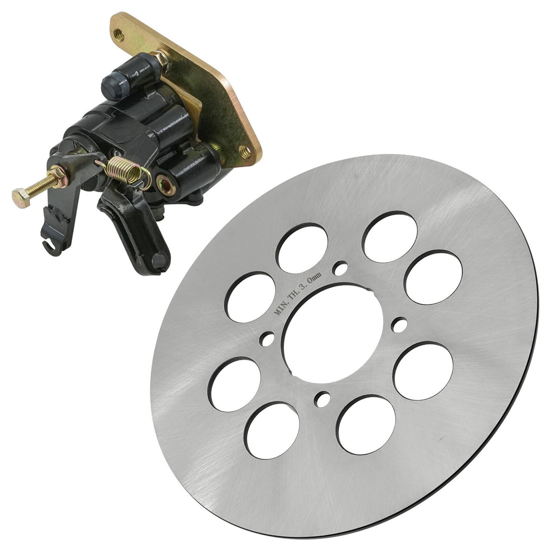 Caltric Brake Caliper CR128AA2001, image 1 of 4