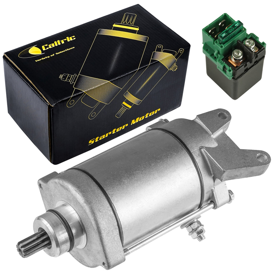 Caltric Starter Motor 18657AA2001, image 1 of 4
