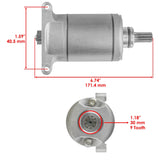 Caltric Starter Motor 19500AA2001, image 2 of 4