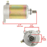 Caltric Starter Motor 18880AA1004, image 2 of 4