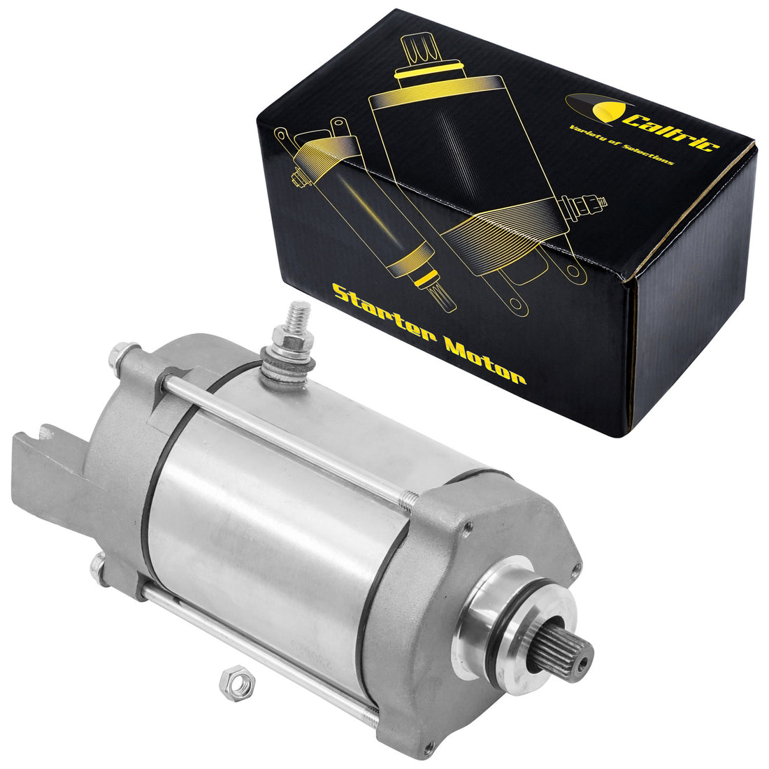 Caltric Starter Motor 18631AA1002, image 1 of 4