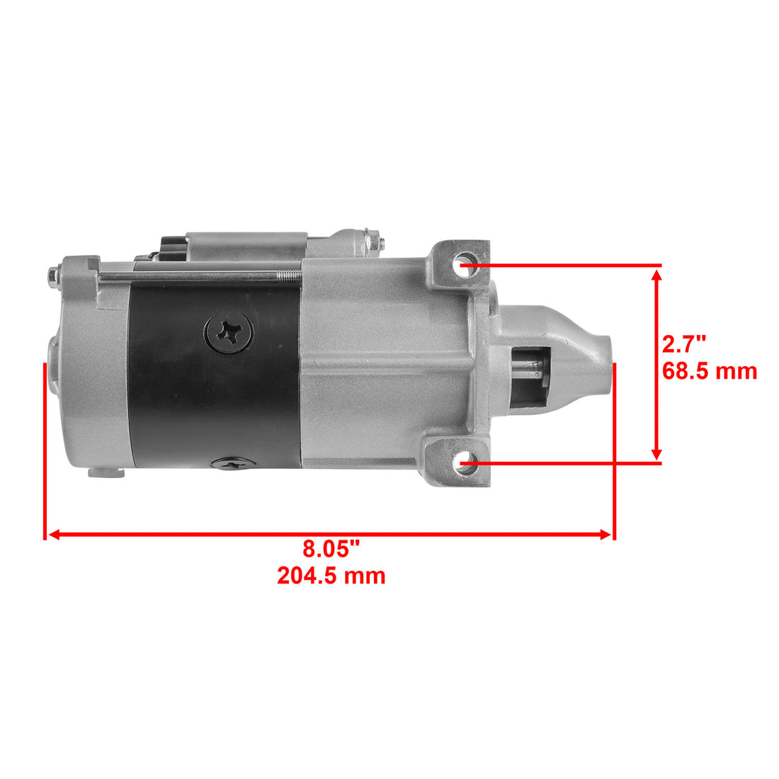 Caltric Starter Motor 18533AA1004, image 1 of 4