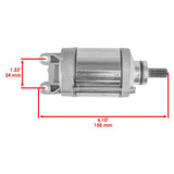 Caltric Starter Motor 19032AA1001, image 2 of 4
