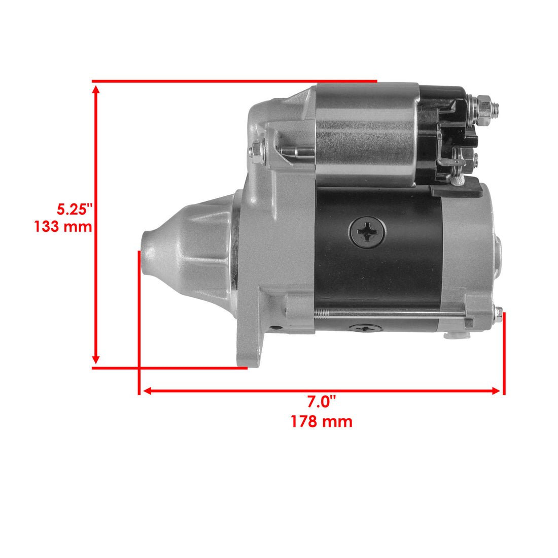 Caltric Starter Motor 18450AA1002, image 1 of 4