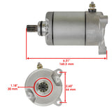 Caltric Starter Motor 18645AA1011, image 2 of 4