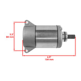 Caltric Starter Motor 18912AA1004, image 2 of 4