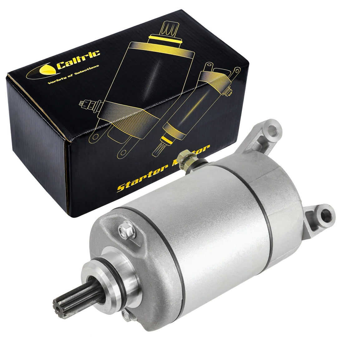 Caltric Starter Motor 19486AA1006, image 1 of 4