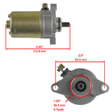 Caltric Starter Motor 18644AA1009, image 1 of 4