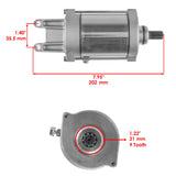 Caltric Starter Motor 18641AA1002, image 2 of 4
