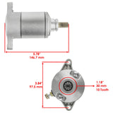 Caltric Starter Motor 18809AA1008, image 2 of 4