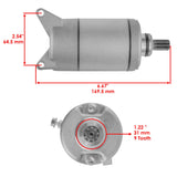 Caltric Starter Motor 18751AA1002, image 2 of 4
