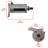 Caltric Starter Motor 18845AA1004, image 2 of 4
