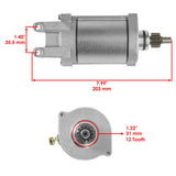 Caltric Starter Motor 18760AA1003, image 2 of 4