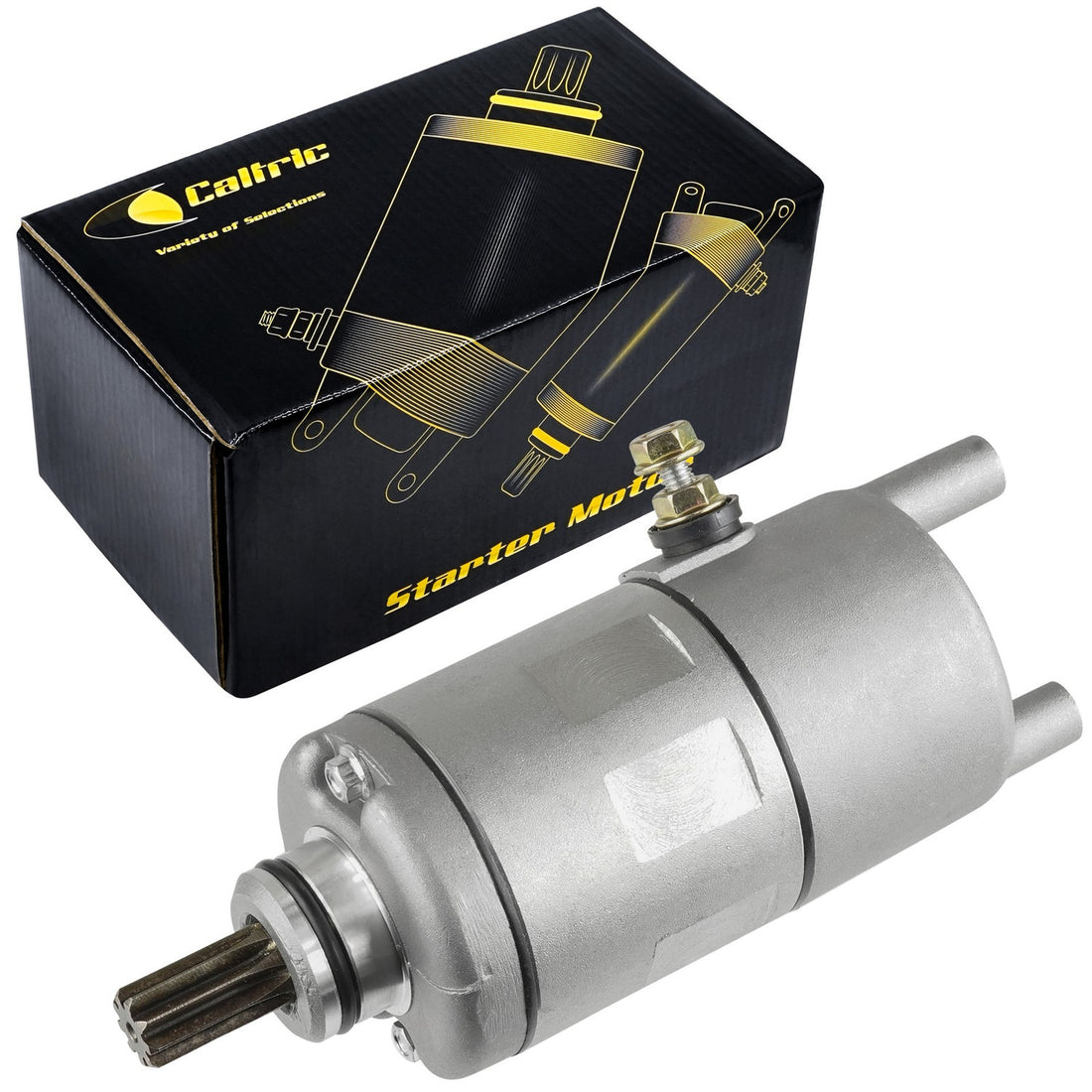 Caltric Starter Motor 18754AA1010, image 1 of 4