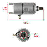 Caltric Starter Motor 18754AA1010, image 2 of 4