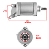 Caltric Starter Motor 19200AA1001, image 2 of 4