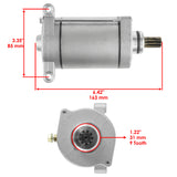 Caltric Starter Motor 18759AA2009, image 2 of 4