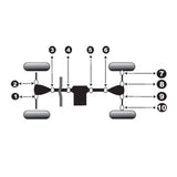 Caltric U-Joint UJ115A1001, image 2 of 2