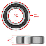 Caltric Wheel Bearing BR131AA2002, image 3 of 4
