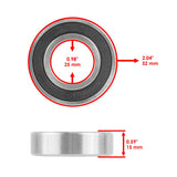 Caltric Wheel Bearing BR130AA2016, image 2 of 4