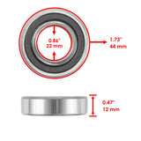 Caltric Wheel Bearing BR100AA2024, image 2 of 4