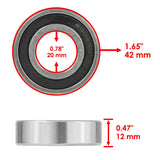 Caltric Wheel Bearing BR106AA2099, image 2 of 4