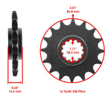 Celox Chain & Sprocket Kit EG4661CH182XO, image 2 of 4