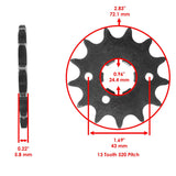 Celox Chain & Sprocket Kit EG1341FS104XO, image 4 of 4