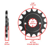 Celox Chain & Sprocket Kit EG2297FS127XO, image 2 of 4