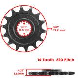 Celox Chain & Sprocket Kit EG4042CH102XO, image 4 of 4