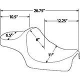 Drag Specialties Seat 0804-0729, image 3 of 3