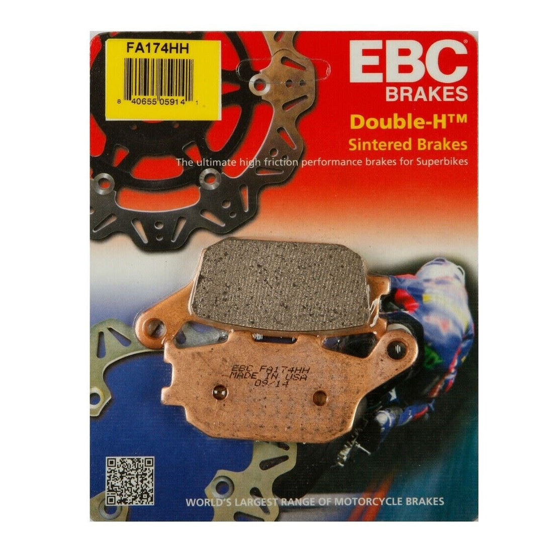 EBC Brake Pads FA174HH, image 1 of 2