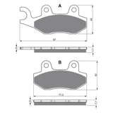 Brake Pads CMSGF002, image 4 of 4