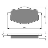 Brake Pads CMSGF018, image 4 of 4