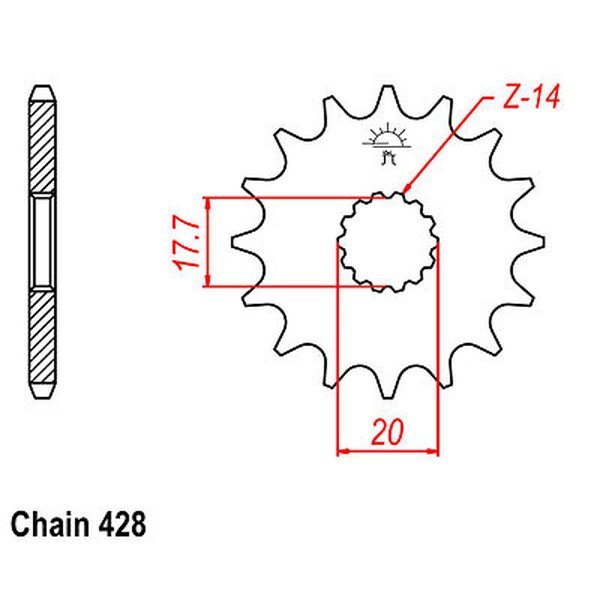 Sprocket CMS10-3RM